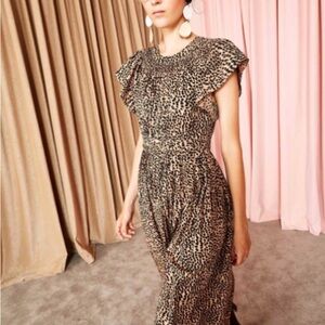 Ulla Johnson Lottie Dress in Leopard Size 4